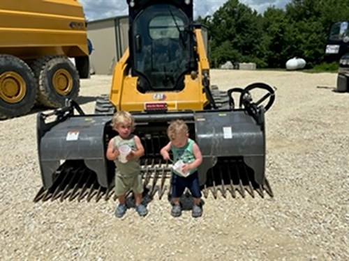 Cousins Touch A Truck