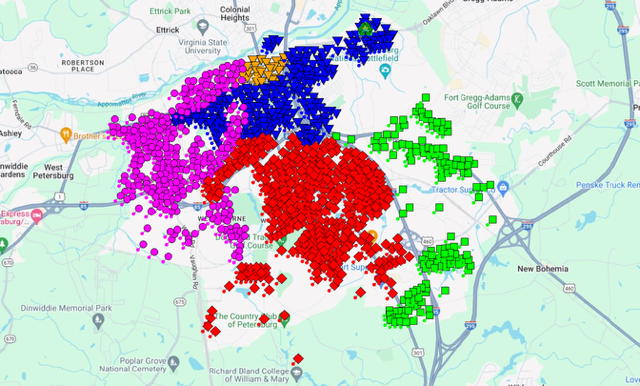 Petersburg Interim Map