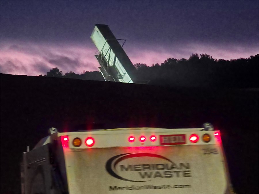 Daybreak at Noble Hill Landfill